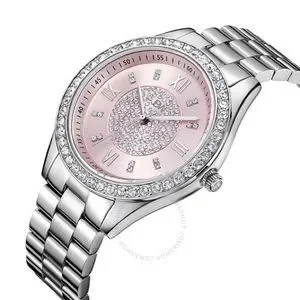 JBW Mondrian Pink Diamond Dial S/Steel Watch JBW Mondrian J6303B | Women main image 4